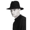 Федора - Фетровая шерстяная шляпа                                      РМ черная--23