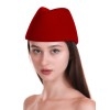 Фетровая пилотка 549-23003 алый--11