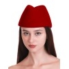 Фетровая пилотка 549-23003 алый--14