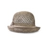 Соломенная шляпка № 20  с ажурным плетением по тулии--0