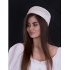 Соломенная шляпка ПилБокс  № 203 белый--3