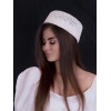 Соломенная шляпка ПилБокс  № 203 белый--4