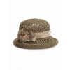 Соломенная шляпка № 321 с ажурным плетением--1