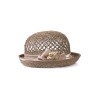 Соломенная шляпка № 40 с ажуром по тулии--2