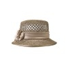Соломенная шляпка №6с ажуром по тулии --1