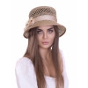 Соломенная шляпка №6с ажуром по тулии --6