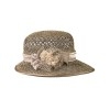 Соломенная шляпка  7 с ажуром по полю и тулии--3