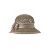 Соломенная шляпка 86 с ажуром по тулии--0
