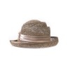 Соломенная шляпка №95 с плотным плетением--4