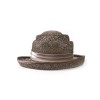 Соломенная шляпка №95 с плотным плетением--5