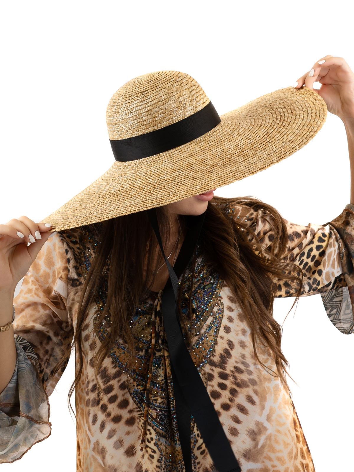 Соломенная шляпа МАКСИ M--15