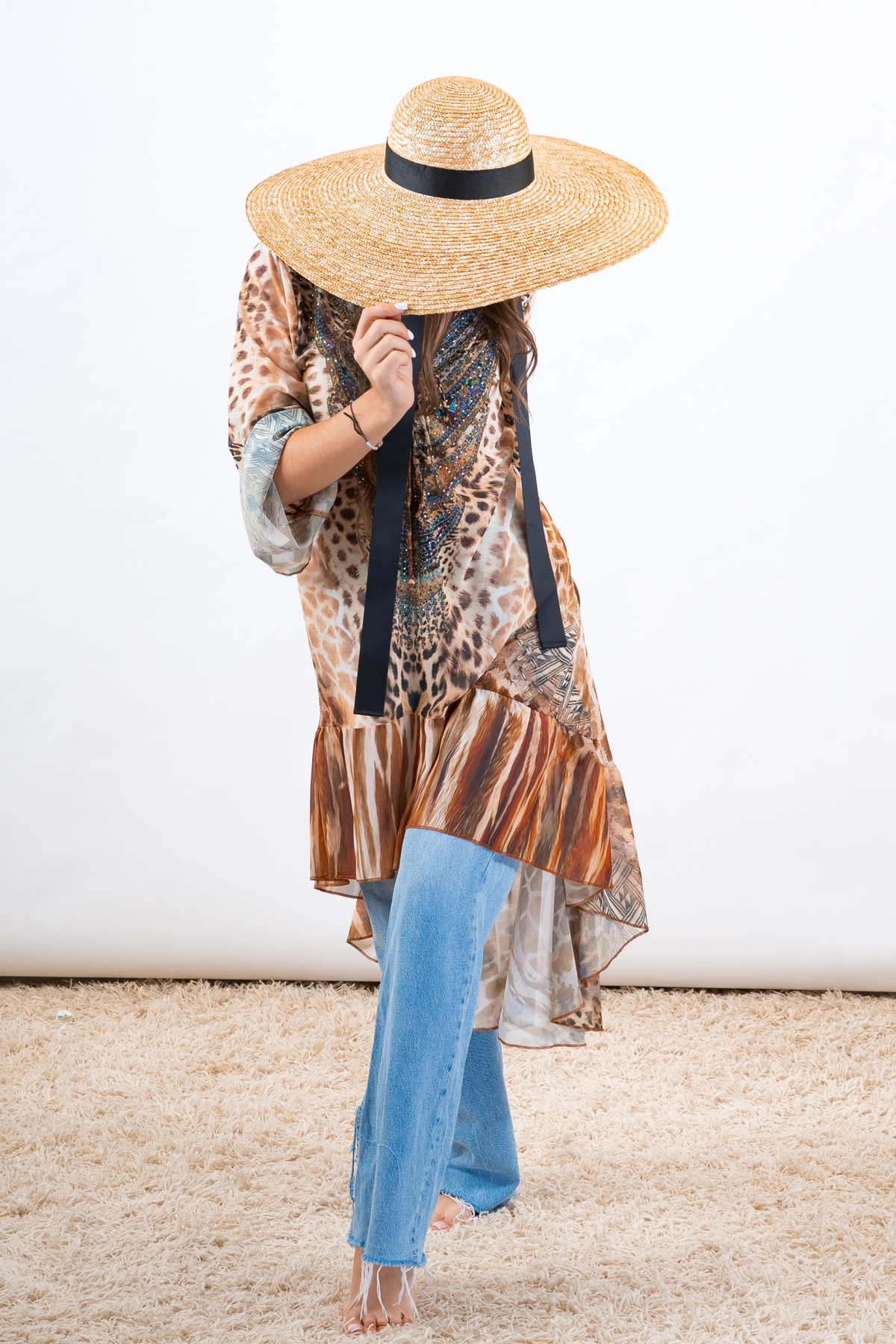 Соломенная шляпа МАКСИ M--9