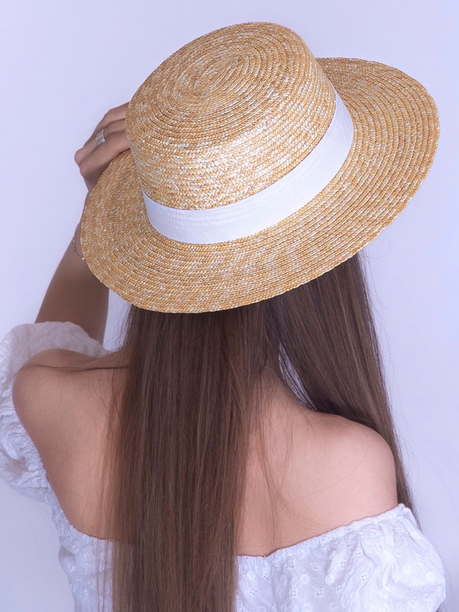 Соломенная шляпа Канотье--10