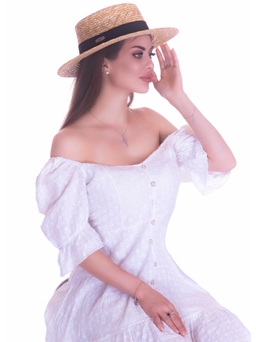 Соломенная шляпа Канотье--7