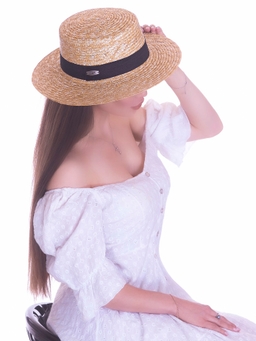 Соломенная шляпа Канотье--8