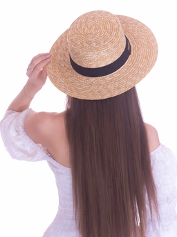 Соломенная шляпа Канотье--9