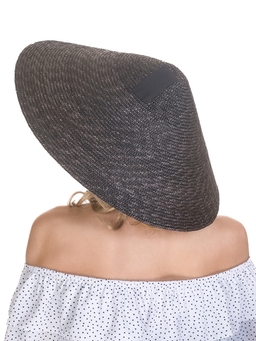 Соломенная шляпа НОН-ЛА чёрная--6