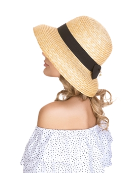 Соломенная шляпа Одри мини--9