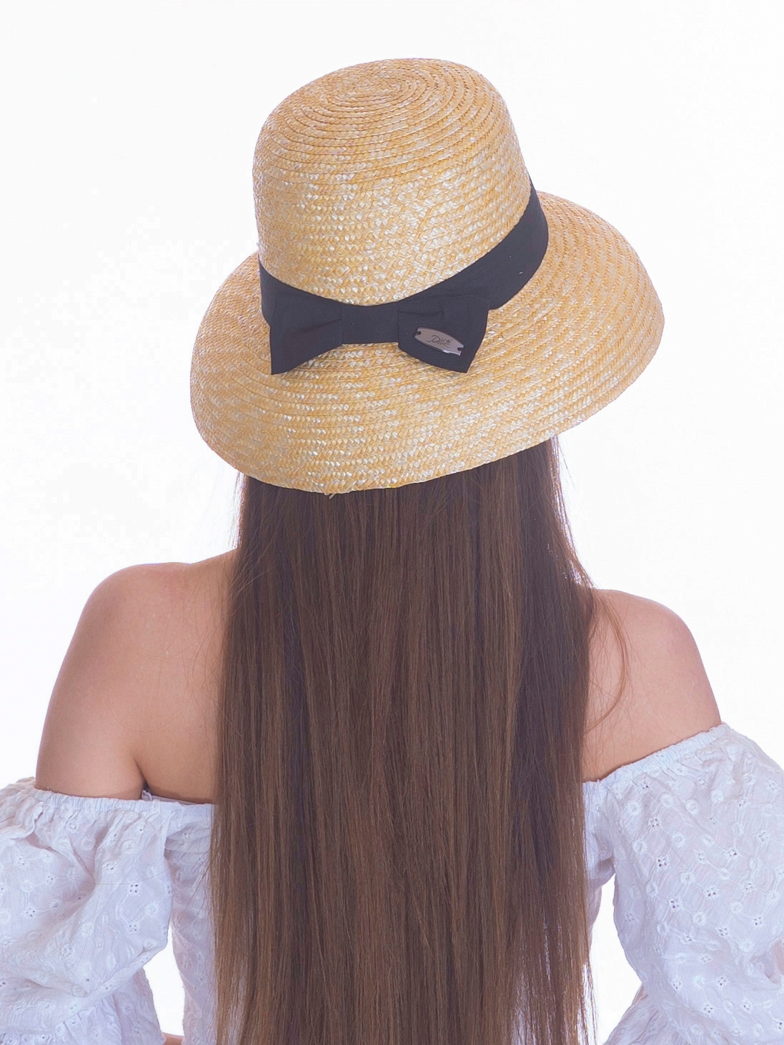 Соломенная шляпа Одри мини--21