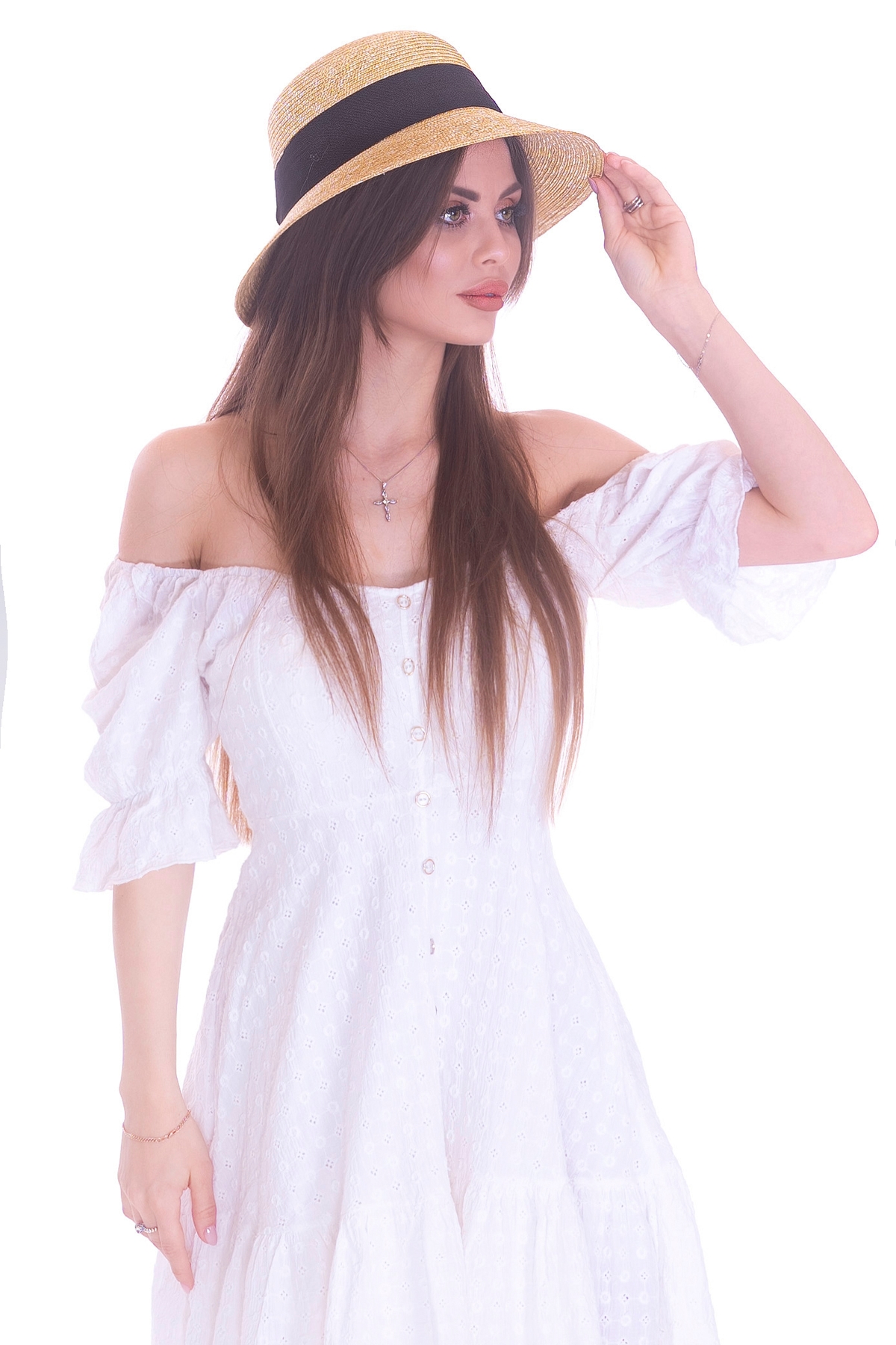 Соломенная шляпа Одри Одри микросоломка--5