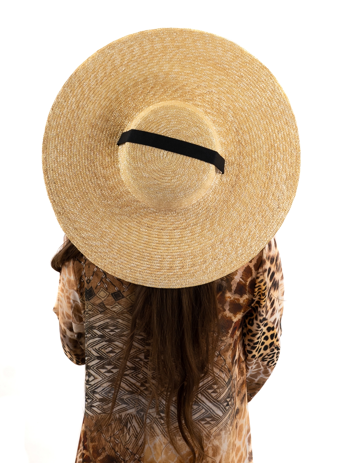 Соломенная шляпа Тотти L с лентами--8