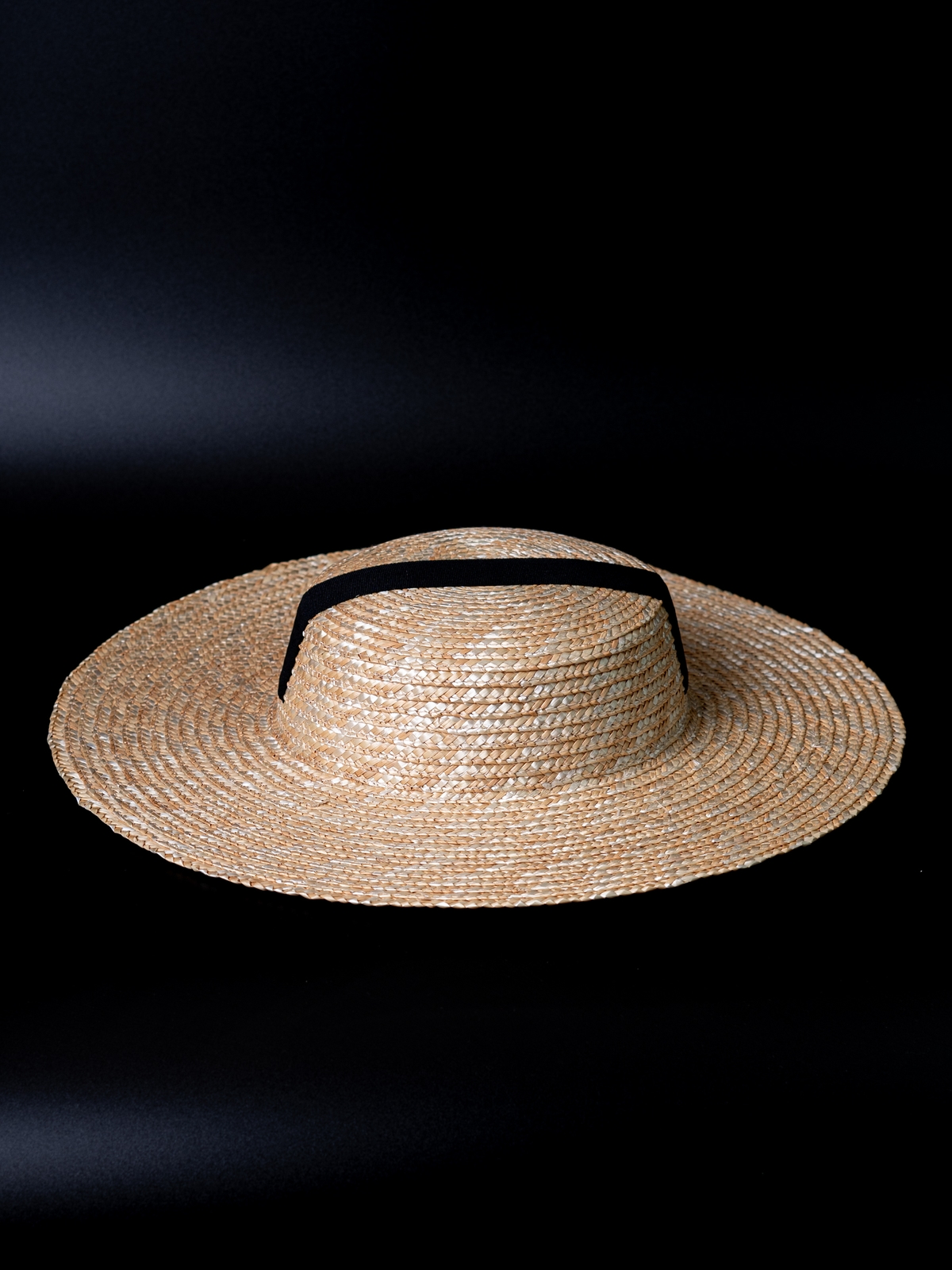 Соломенная шляпа Тотти мини с лентами--3