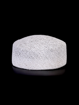 Соломенная шляпка ПилБокс  № 203 белый