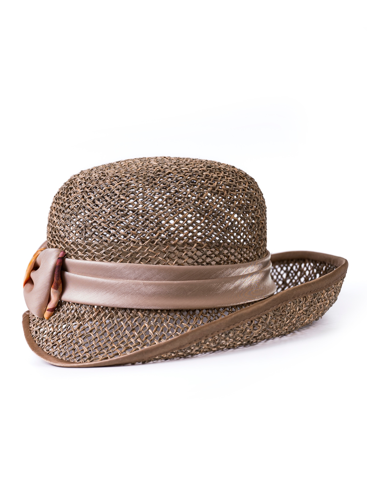 Соломенная шляпка №27 с плотным плетением