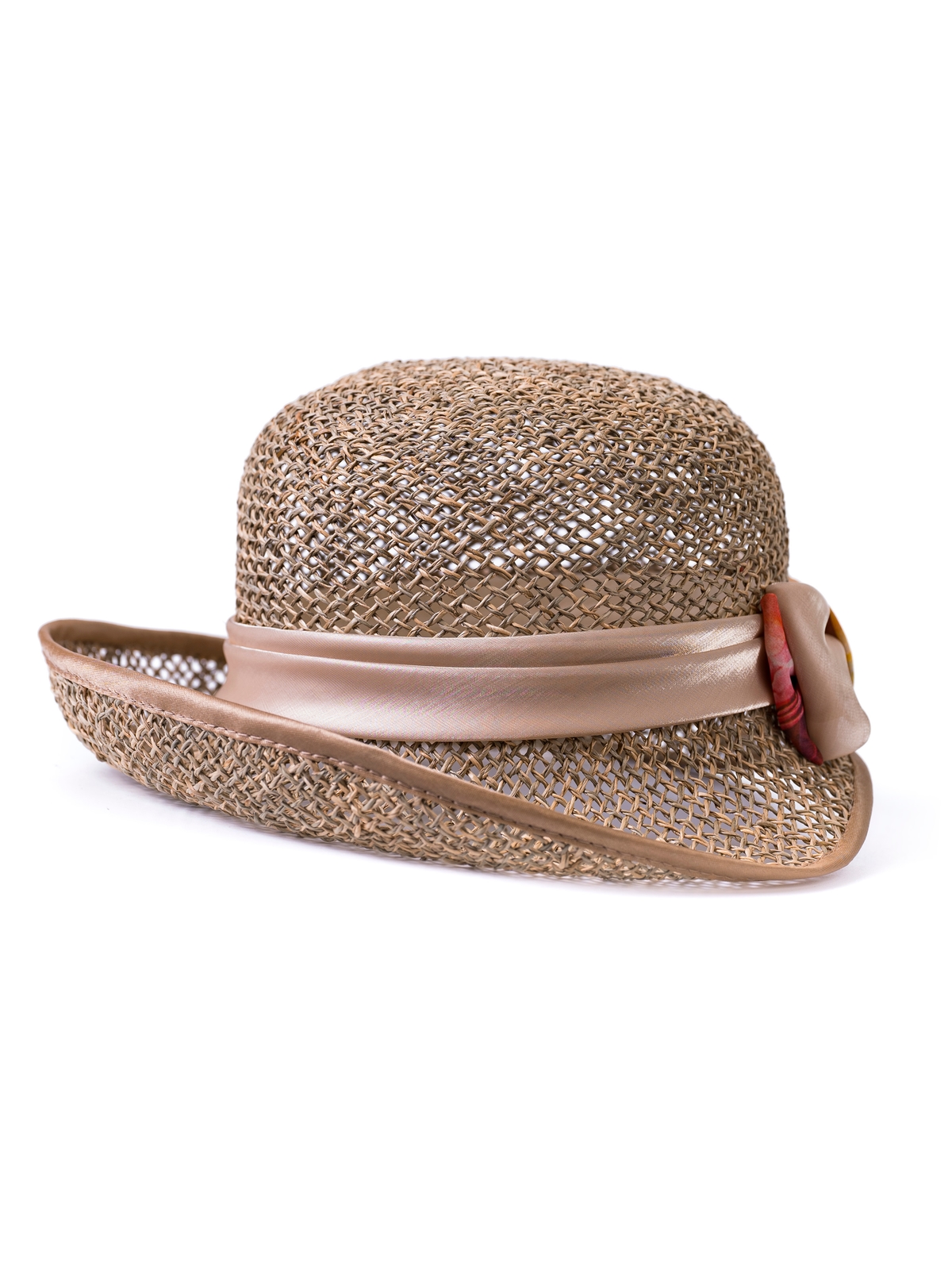 Соломенная шляпка №27 с плотным плетением--3