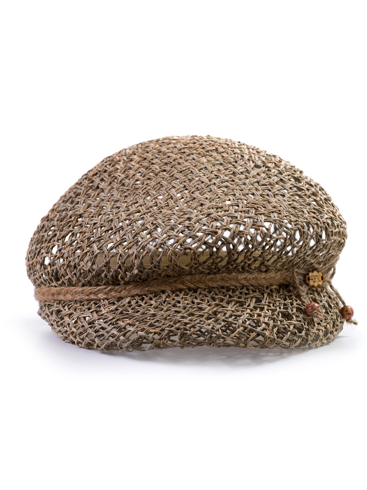 Соломенная  кепка  № 403  с   ажурным плетением--7