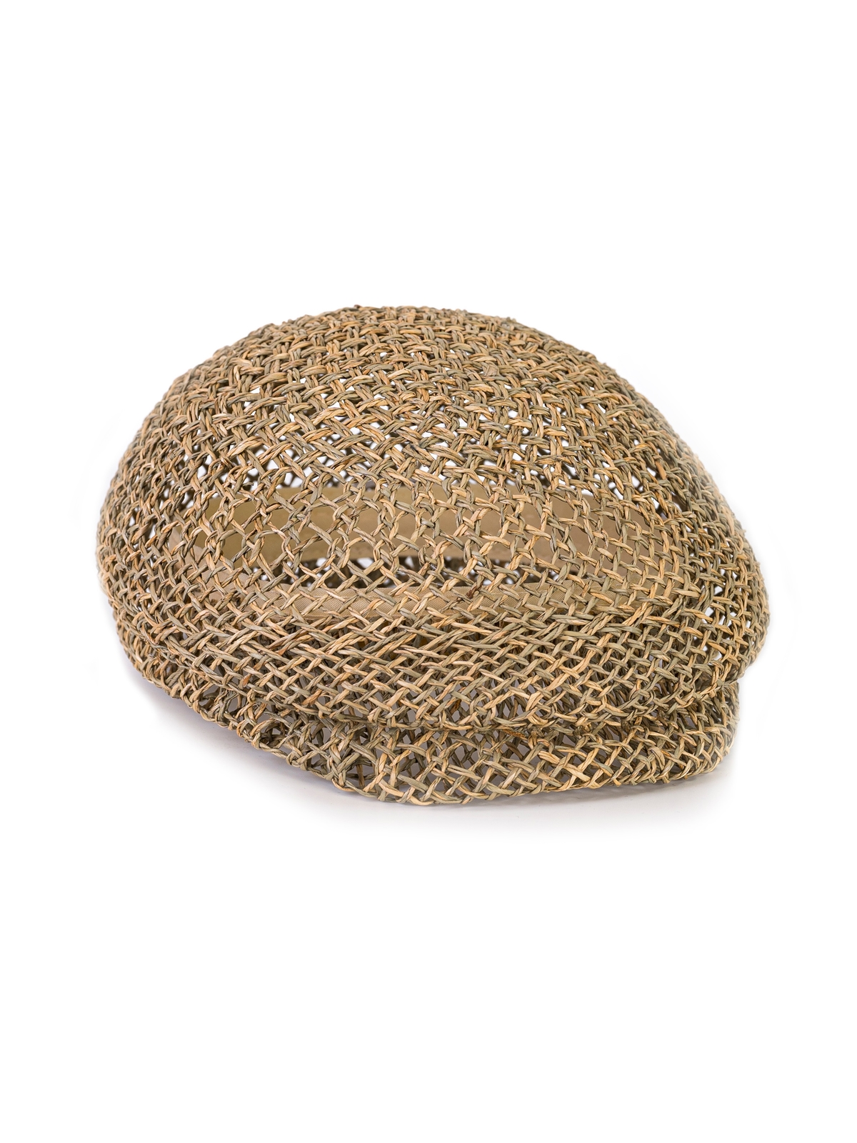 Соломенная  кепка  430  универсальная   с ажурным плетением--1