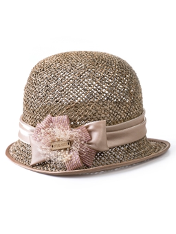 Соломенная шляпка 69  с плотным плетением