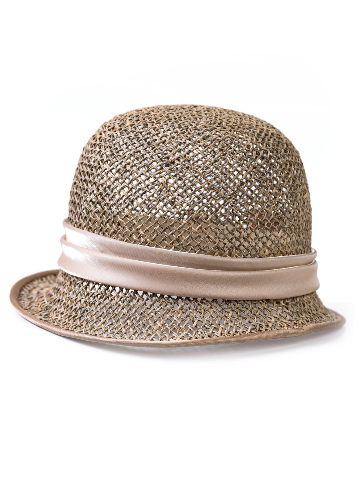 Соломенная шляпка 69  с плотным плетением--2
