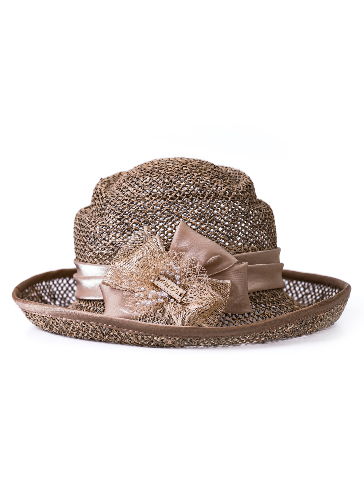 Соломенная шляпка №95 с плотным плетением