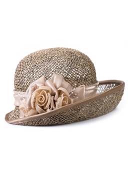 Соломенная шляпка №96 с плотным плетением