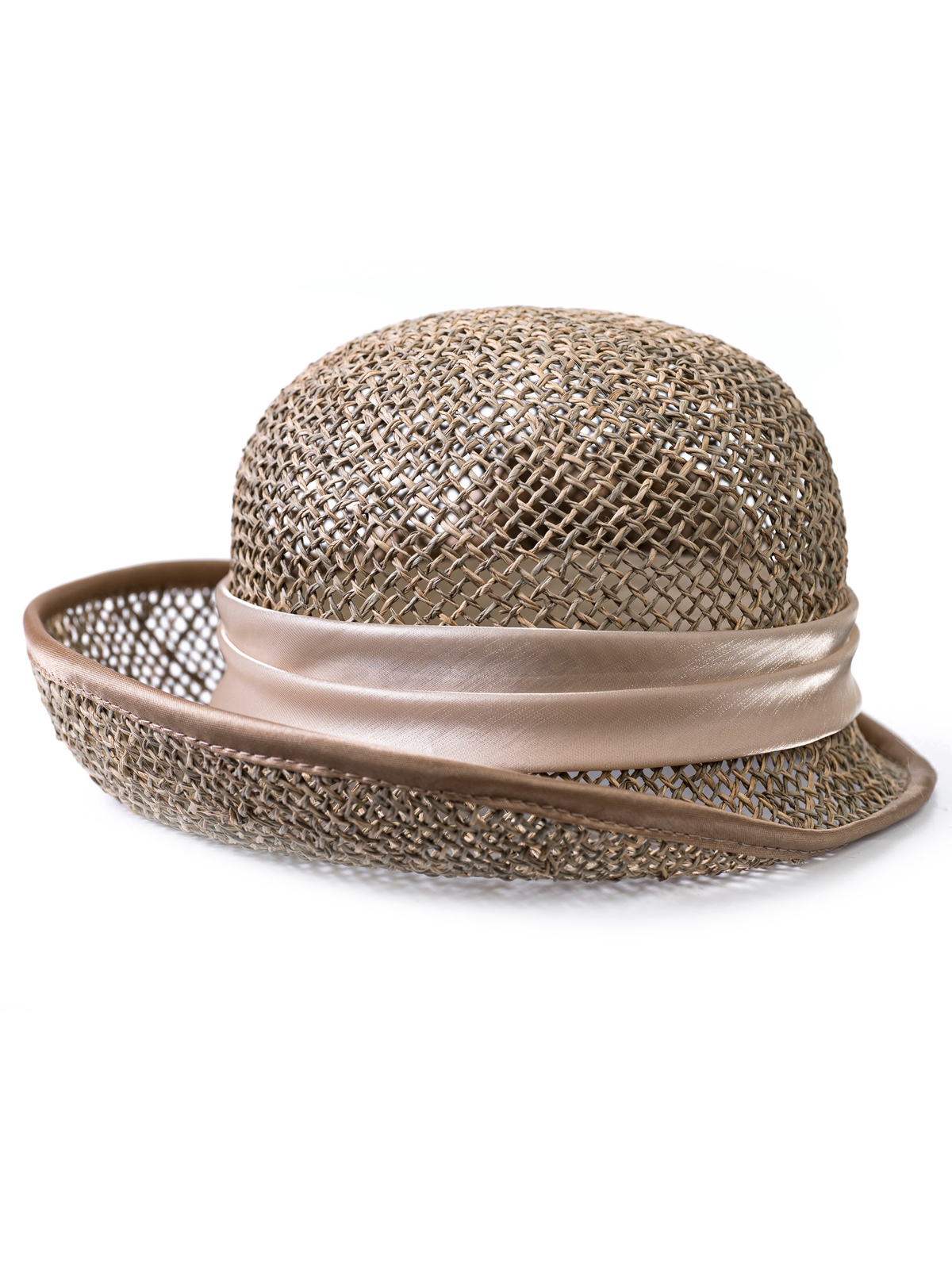 Соломенная шляпка №96 с плотным плетением--2