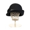 Фетровая шляпка №76 чёрная--2