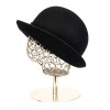 Фетровая шляпка №76 чёрная--3