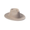 Федора - фетровая шляпа 54 бежевая--3