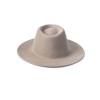 Федора - фетровая шляпа 54 бежевая--6