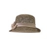 Соломенная шляпка №41с плотным плетением--2
