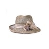 Соломенная шляпка 75 с плотным плетением--3