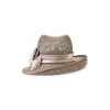 Соломенная шляпка 75 с плотным плетением--4