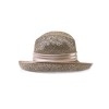 Соломенная шляпка 75 с плотным плетением--10