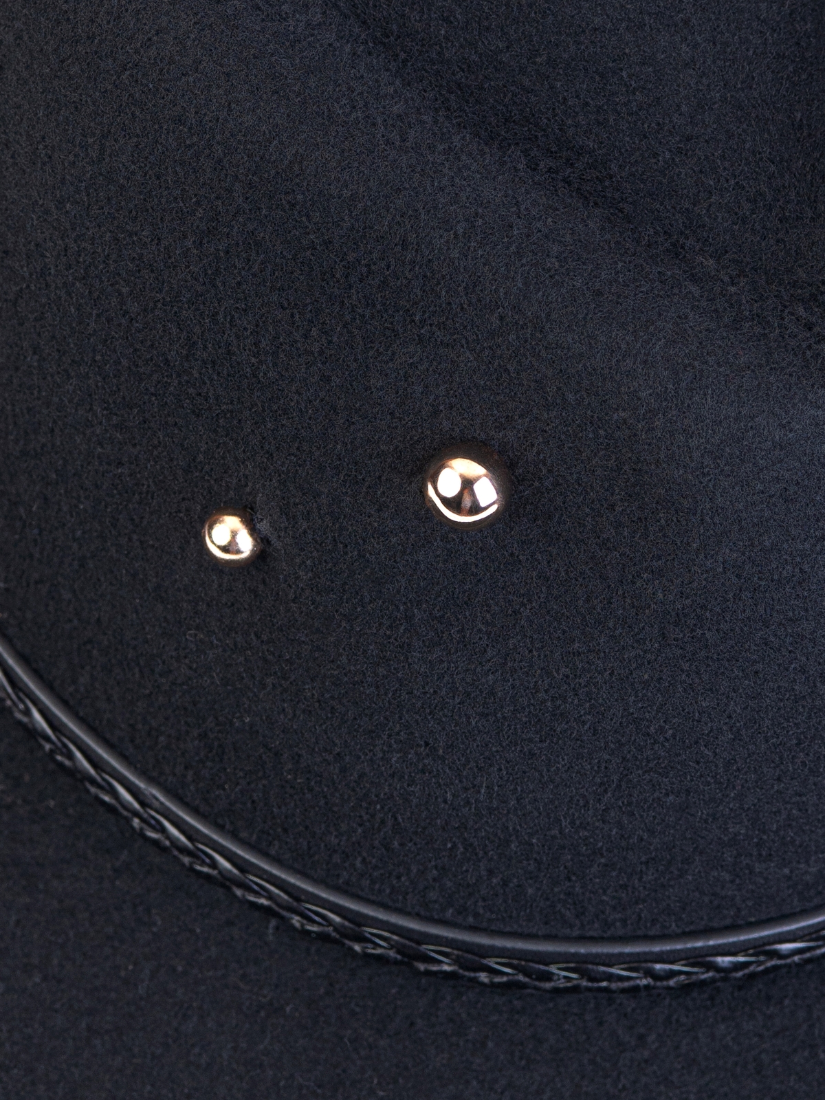 Федора+ - фетровая шерстяная шляпка №54 с цепочкой и брошкой 2 стали--1