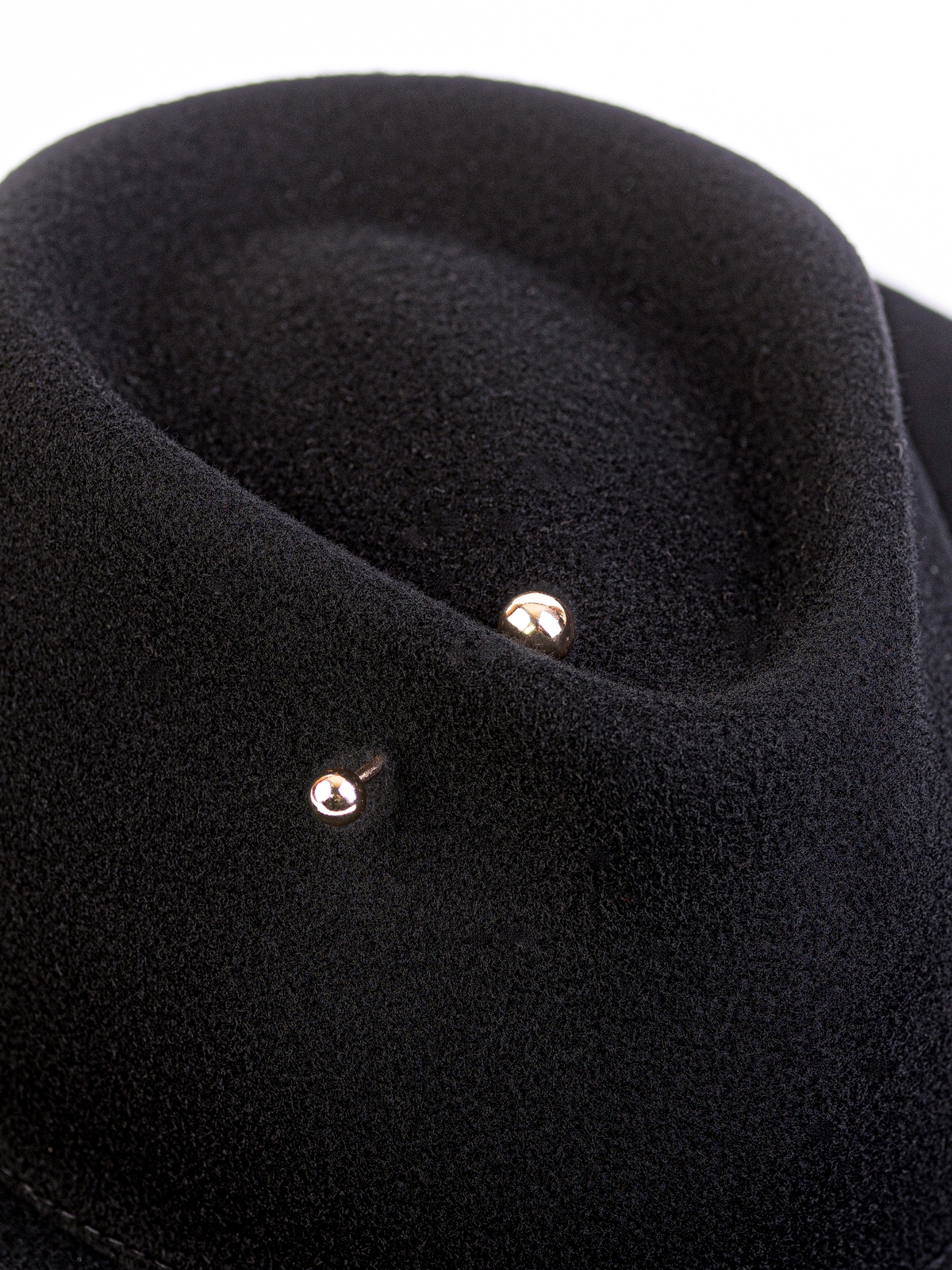 Федора+ - фетровая шерстяная шляпка №54 с цепочкой и брошкой штанга--15