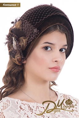 Кокошник коричневый--1