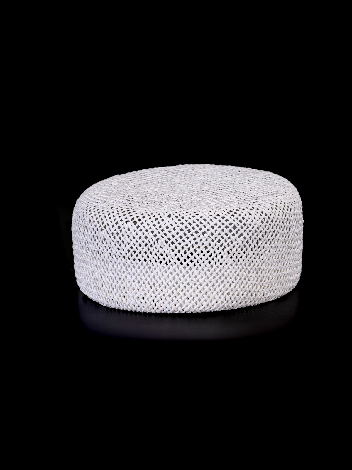 Соломенная шляпка ПилБокс №202 белый--8