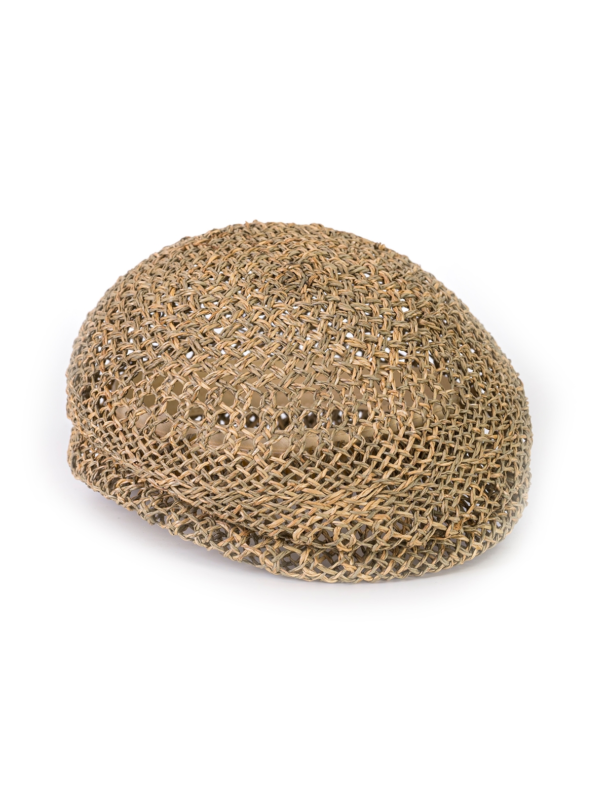 Соломенная кепка 410 универсальная с ажурным плетением --1