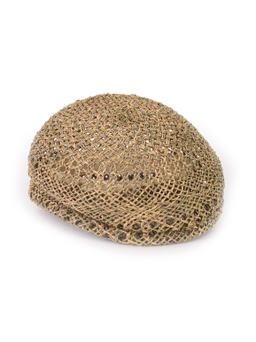 Соломенная кепка 410 универсальная с ажурным плетением --1